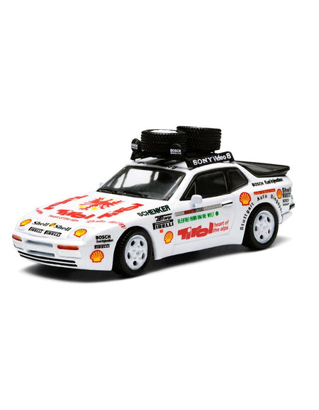 Sparky x Tiny 1/64 Porsche 944 Turbo 1987 & Turbo Cup 1988 Combo Set