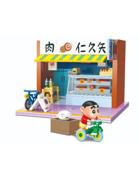 Qman Keeppley Building Blocks Toy #K20614 - Shinchan Meat Buying