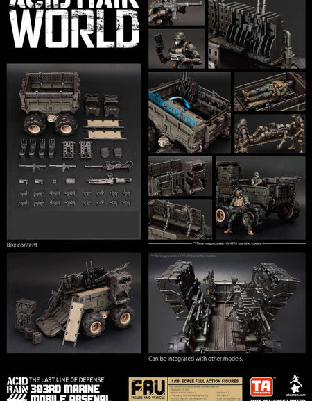 TOYS ALLIANCE x Acid Rain FAV-AP18 303rd Marine Mobile Arsenal Trailer Set