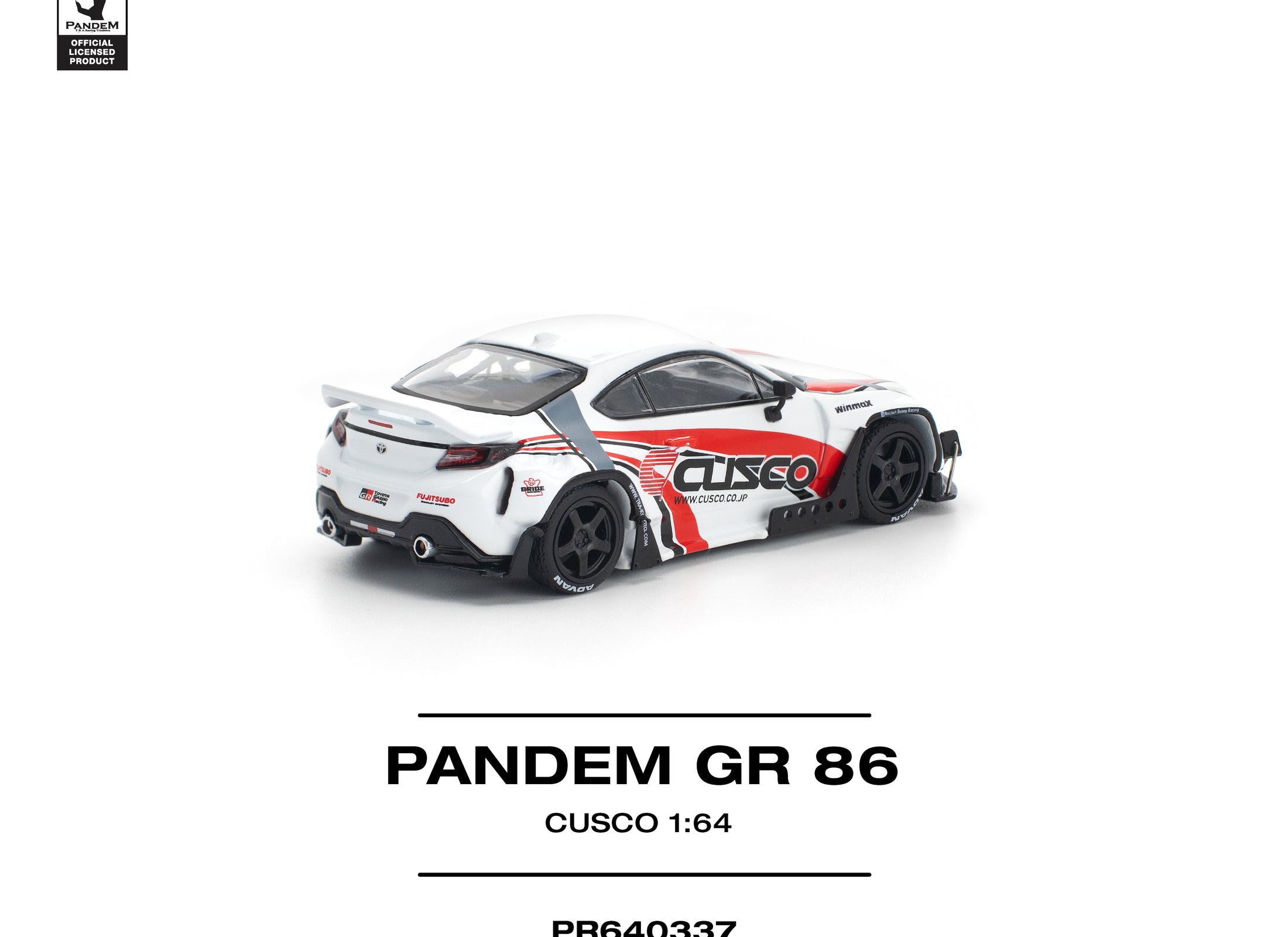 (Pre-order) POPRACE 1/64 PANDEM GR86 - CUSCO Diecast Model Car