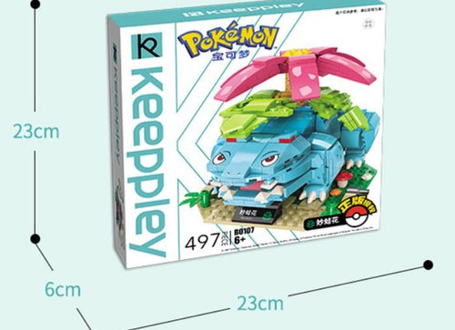 Load image into Gallery viewer, Keeppley Building Blocks Toy #B0107 : Pokemon Series - Venusaur Qman (497pcs)
