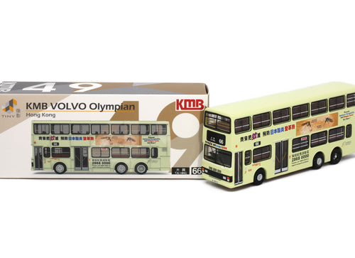 Load image into Gallery viewer, Tiny City Die-cast Model Car - KMB VOLVO Olympian 11m Prevent Dengue Fever (66)
