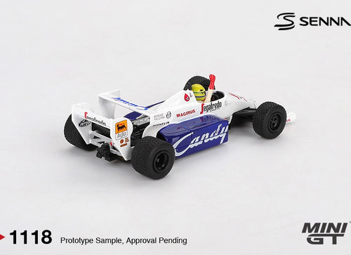 Load image into Gallery viewer, MINI GT #1118 Toleman TG184 #19 Ayrton Senna 1984 Monaco Grand Prix
