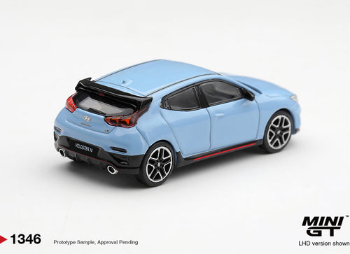 Load image into Gallery viewer, (Pre-order) Mini GT #1346 Hyundai Veloster N Performance Blue LHD
