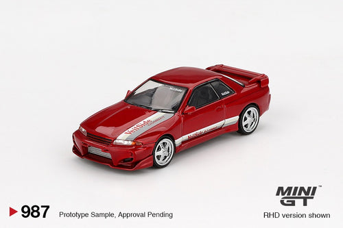Load image into Gallery viewer, Mini GT #987 Nissan Skyline GT-R (R32) VeilSide Combat C-I Gem Red
