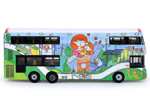 Load image into Gallery viewer, Tiny City Die-cast Model Car - KMB VOLVO B8L WRIGHT Go Green, Anderson (213X)
