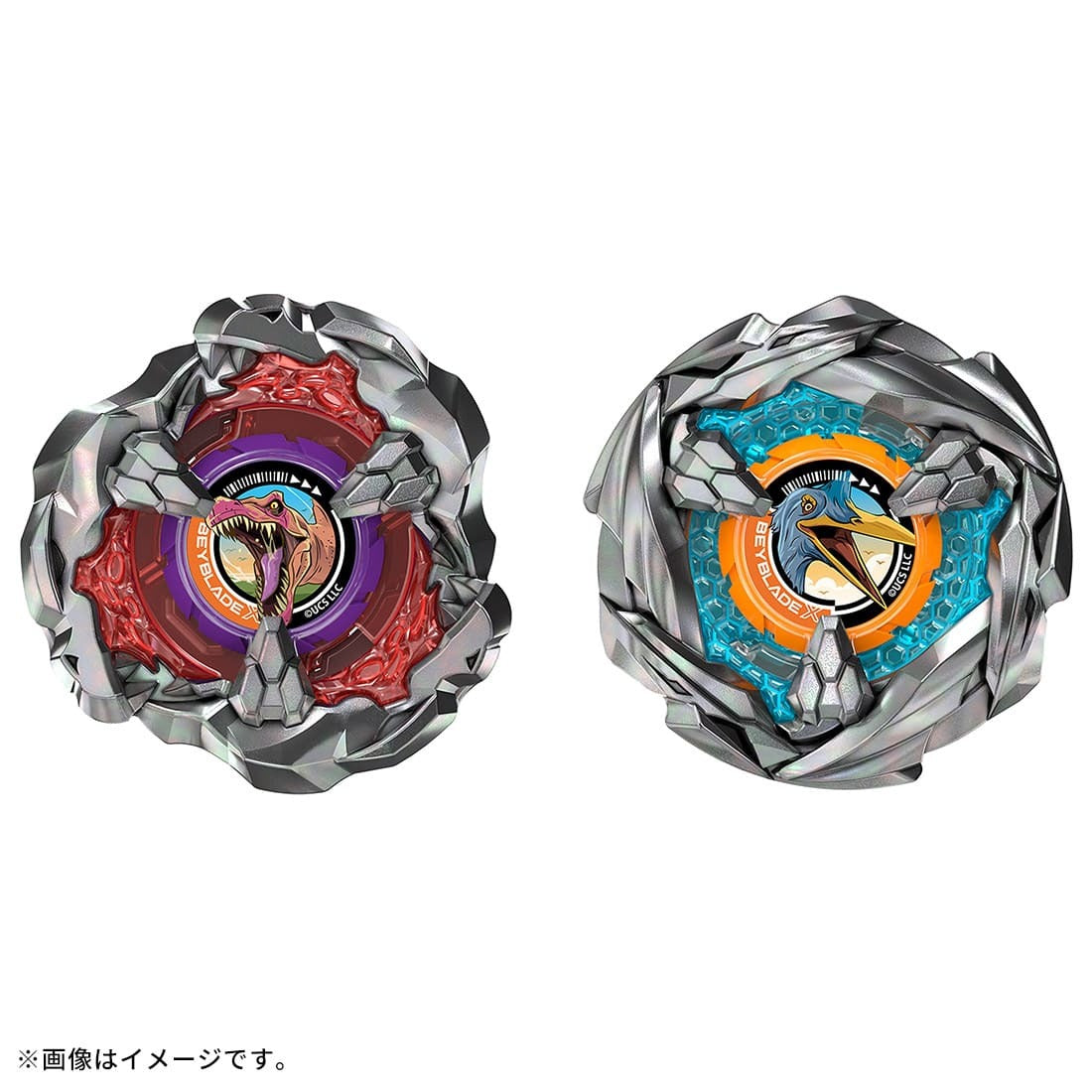 Takara Tomy Beyblade X BX-00 Jurassic World Spinosaurus Quetzalcoatl Starter Set