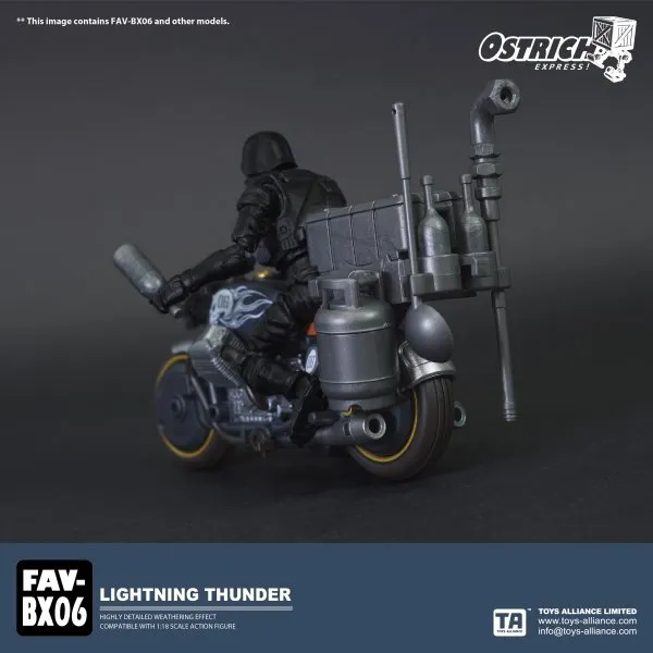 TOYS ALLIANCE OSTRICH EXPRESS FAV-BX06 1:18 Lightning Thunder Vehicle Model