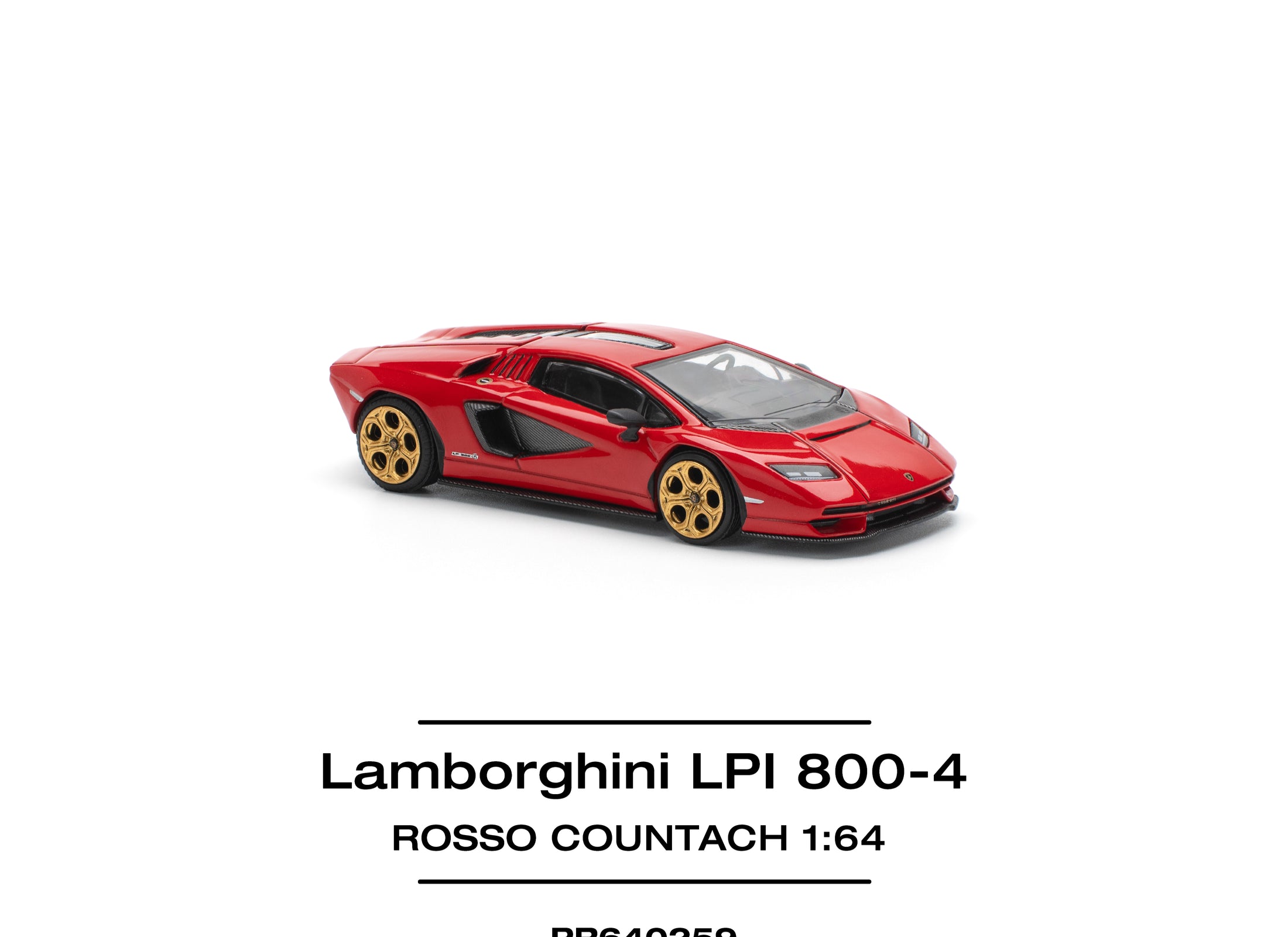POPRACE 1/64 LAMBORGHINI COUNTACH LPI-800 - ROSSO PR640259