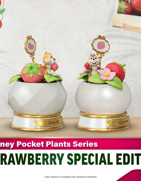Beast Kingdom MDS-006SP-Disney Pocket Plants Series-Strawberry Spec. Edition Set