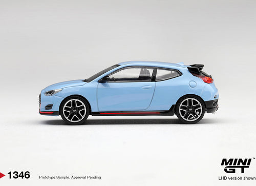 Load image into Gallery viewer, (Pre-order) Mini GT #1346 Hyundai Veloster N Performance Blue LHD
