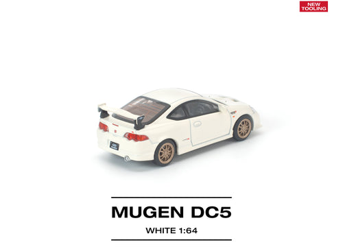 Load image into Gallery viewer, (Pre-order) POP RACE 1/64 HONDA DC5 MUGEN WHITE Diecast Model Car
