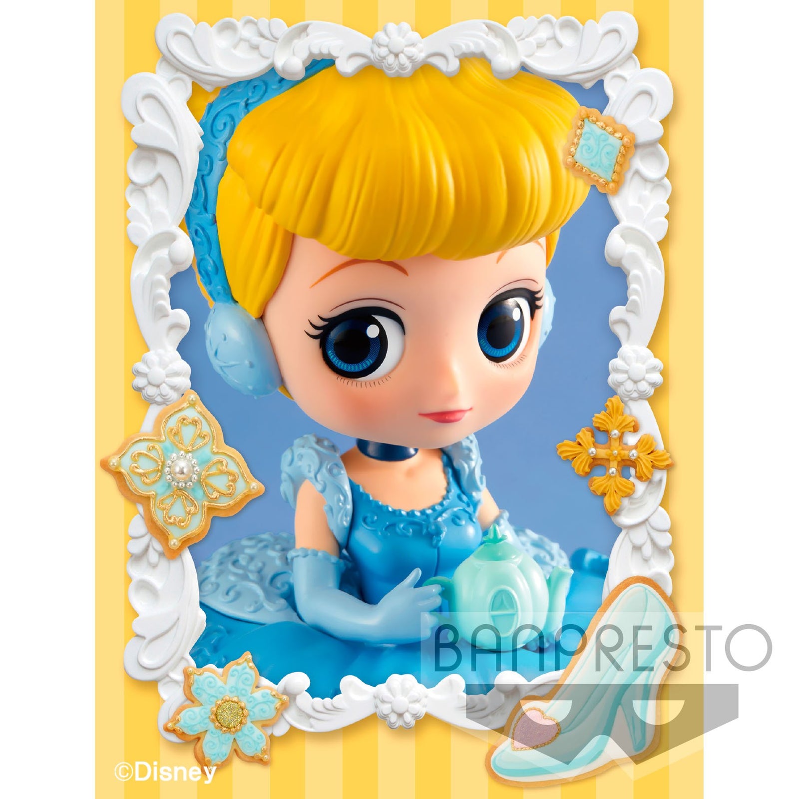 Banpresto Disney Characters Q Posket SUGIRLY Cinderella Normal Color Figure