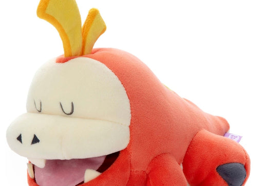 Load image into Gallery viewer, Takara Tomy Arts Pokemon Suya Suya Sleeping Friend S size Fuecoco Soft Plush
