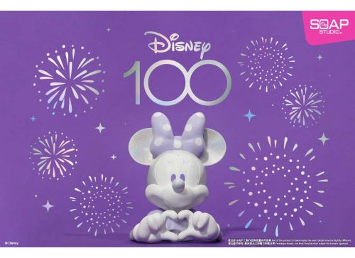 Load image into Gallery viewer, Soap Studio Disney 100th Anniversary Mickey and Minnie Heart Mini PVC Busts
