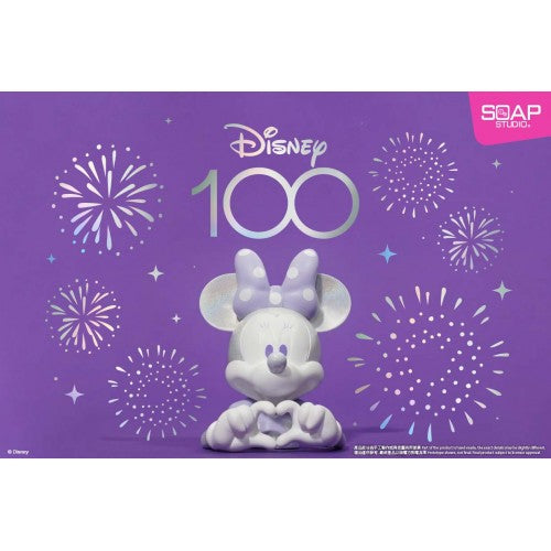 Soap Studio Disney 100th Anniversary Mickey and Minnie Heart Mini PVC Busts