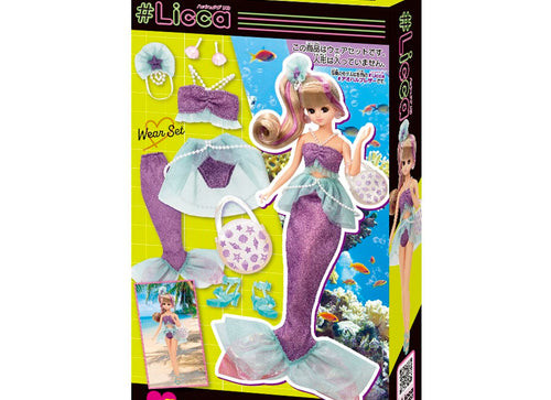 Load image into Gallery viewer, Takara Tomy Licca Chan Doll Dress - Mermaid Vacation Wear (NOT INCLUDE DOLL)
