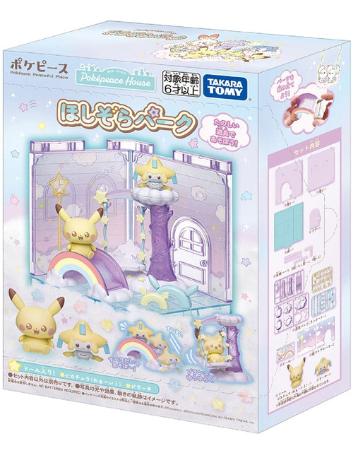 Load image into Gallery viewer, Takara Tomy Pokemon PokePeace Sweets Shop Pikachu &amp; Jirachi (Character Toy)
