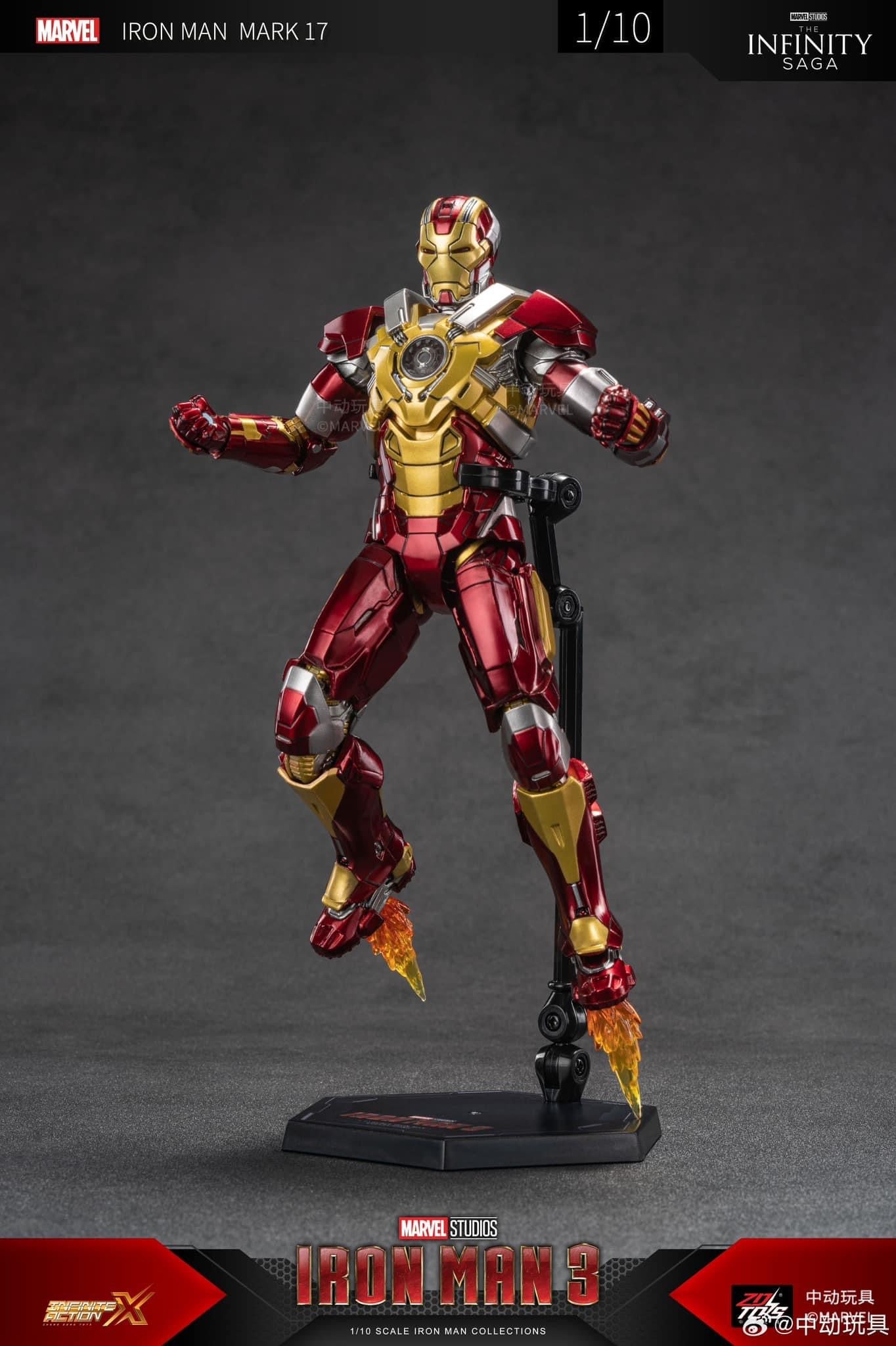 ZD Toys Marvel Avengers 1/10 Iron Man MK17 Action Figure