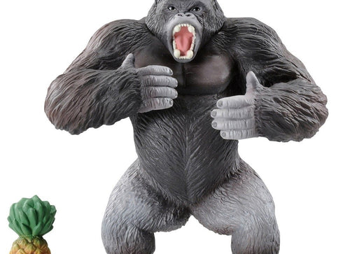 Load image into Gallery viewer, TAKARA TOMY Ania AS-36 Gorilla and Pineapple Wild Ver. Mini Animal Figure Toy
