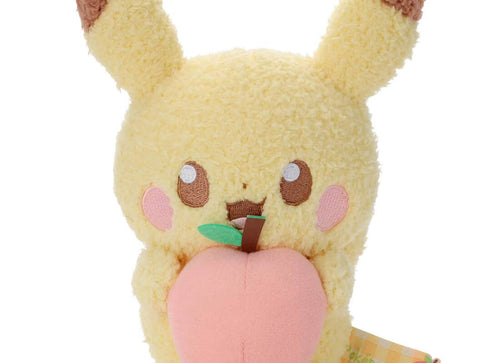 Load image into Gallery viewer, Takara Tomy Arts Pokepiece Soft Plush Toy Pikachu (Colorful Ver.) 19cm
