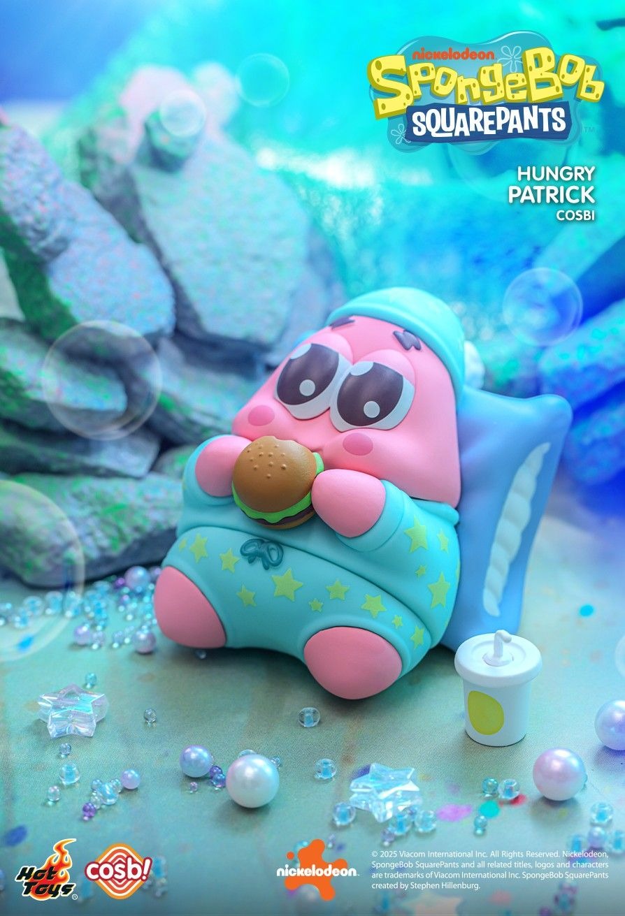 Hot Toys SpongeBob SquarePants Cosbi Bobble-Head Figure Collection (Set of 8)