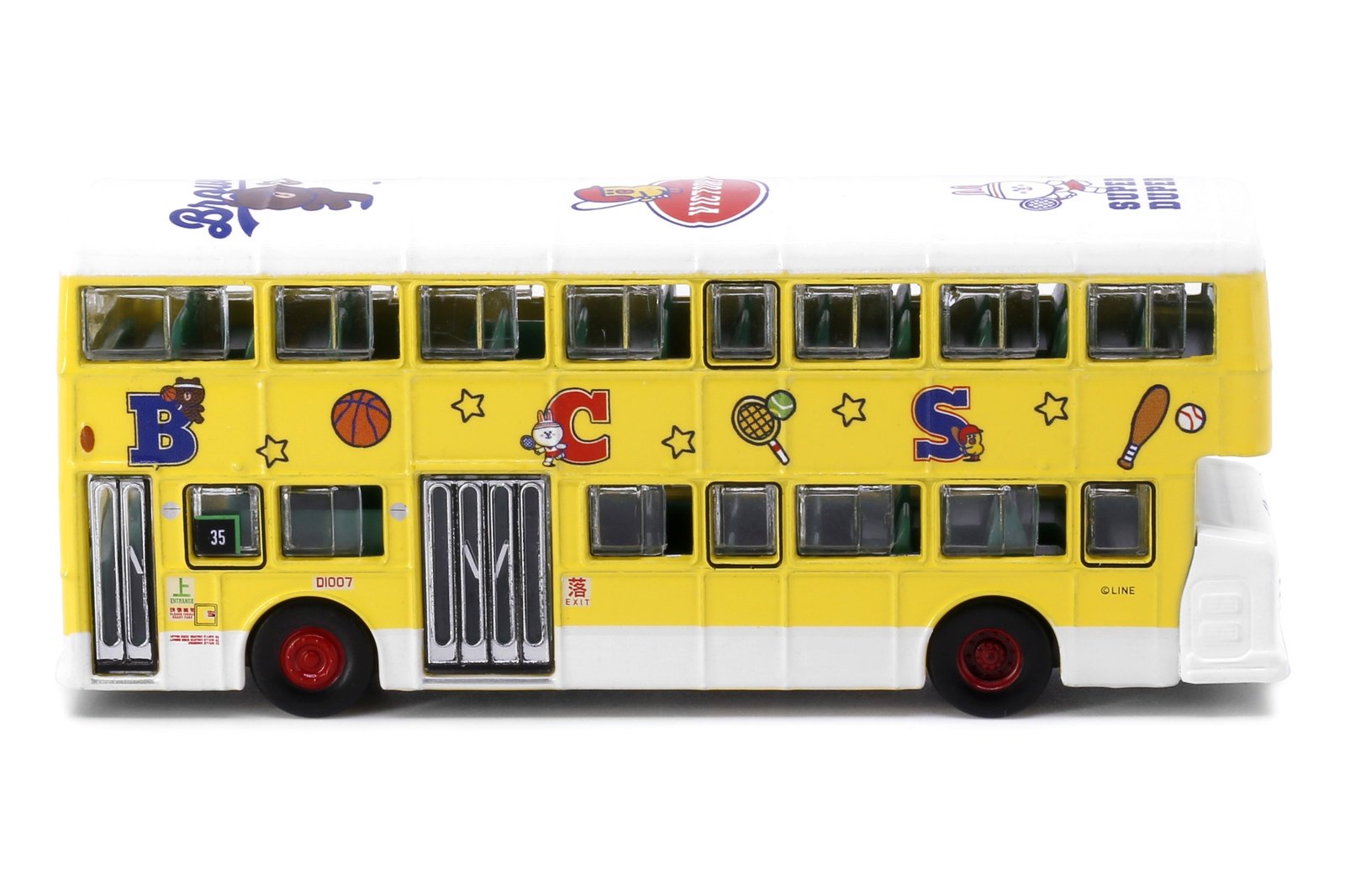 Tiny Die-cast Model Car - DAIMLER Fleetline MetSec "Line Friends"