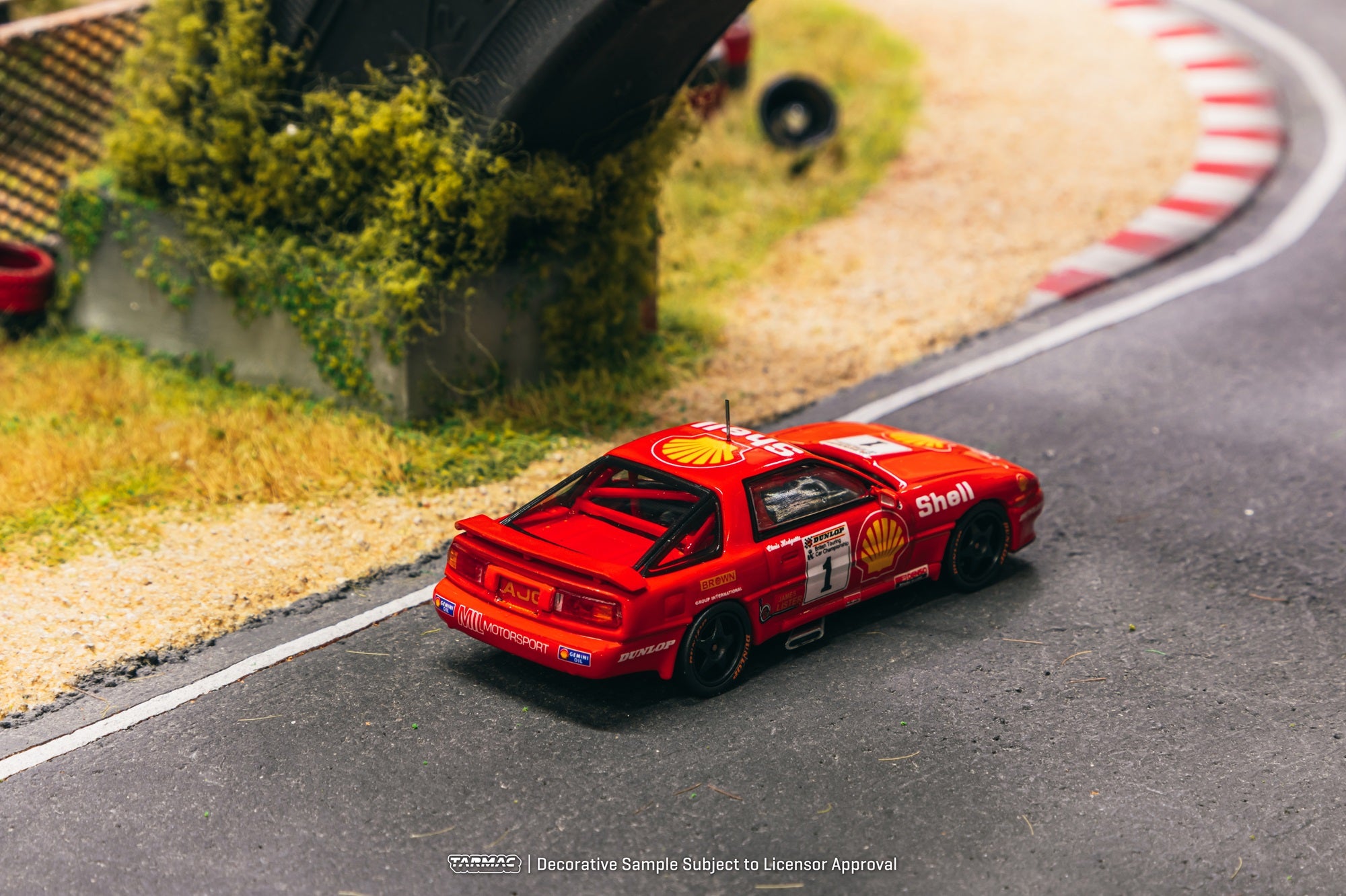 Tarmac Works Diecast Car 1/64 Toyota Supra Turbo (MA70) BTCC 1988