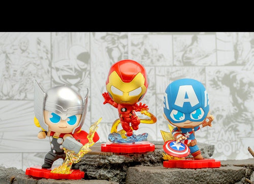 Load image into Gallery viewer, Hot Toys Cosbi Bobble-Head Collection Marvel Studios: Avengers  8 Figures Set
