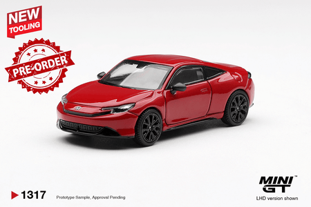 (Pre-order) Mini GT #1317 Honda Prelude Rallye Red RHD Diecast Model Car