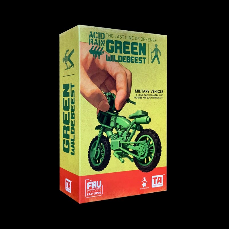 TA x Acid Rain World Acid Rain FAV-SP02 Green Wildebeest 1:18 Figure Accessory