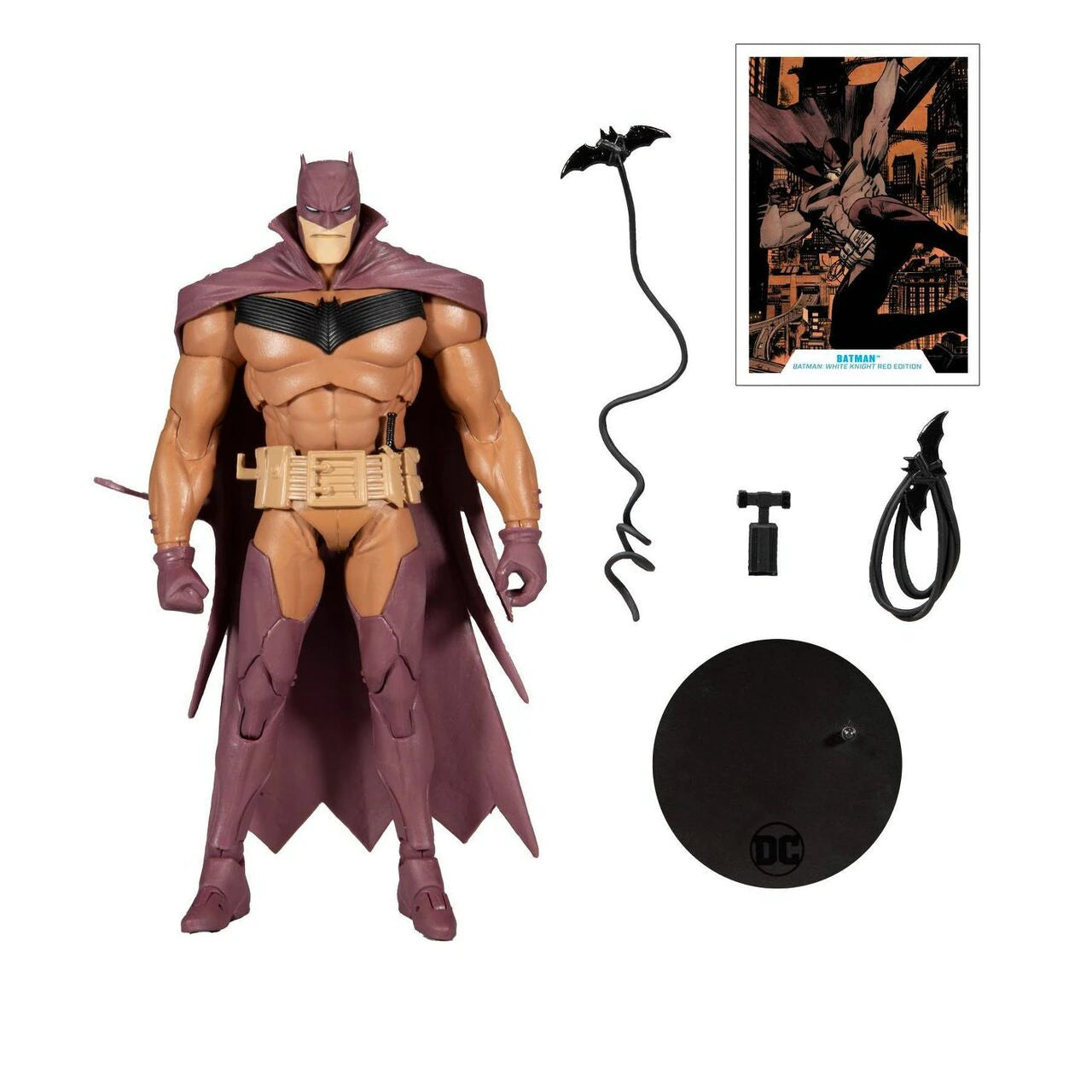 McFarlane Toy DC Multiverse - Batman White Knight Red Edition 7" Action figure