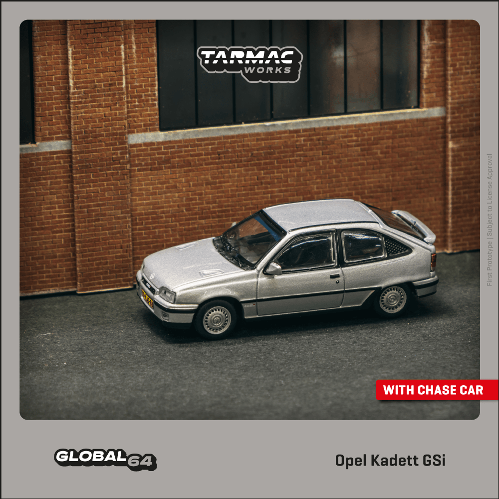 Tarmac Works 1/64 Opel Kadett GSi Silver Diecast Model Car