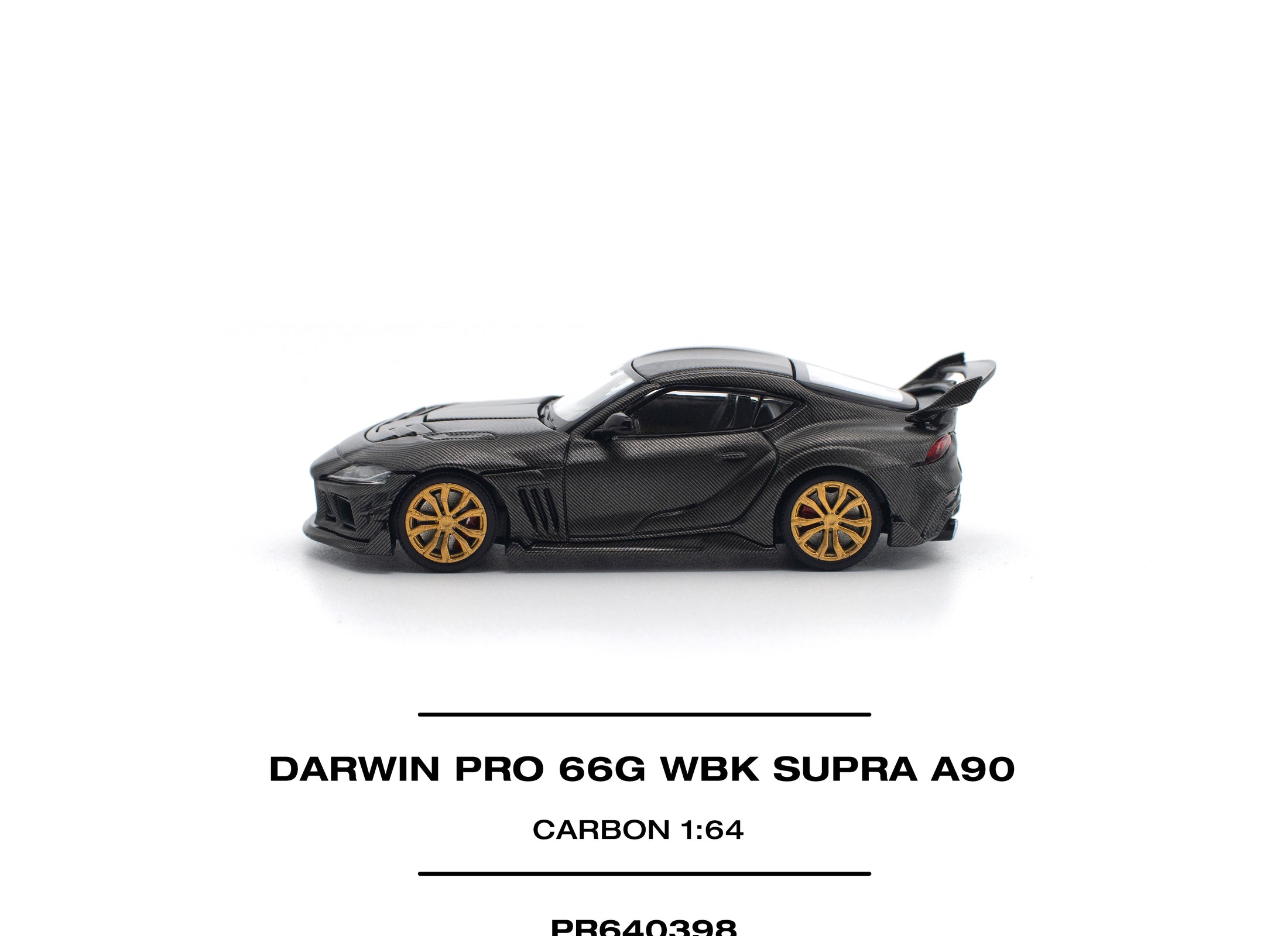 (Pre-order) POPRACE 1/64 DARWIN PRO 66G WBK SUPRA A90 CARBON EDITION Model Car