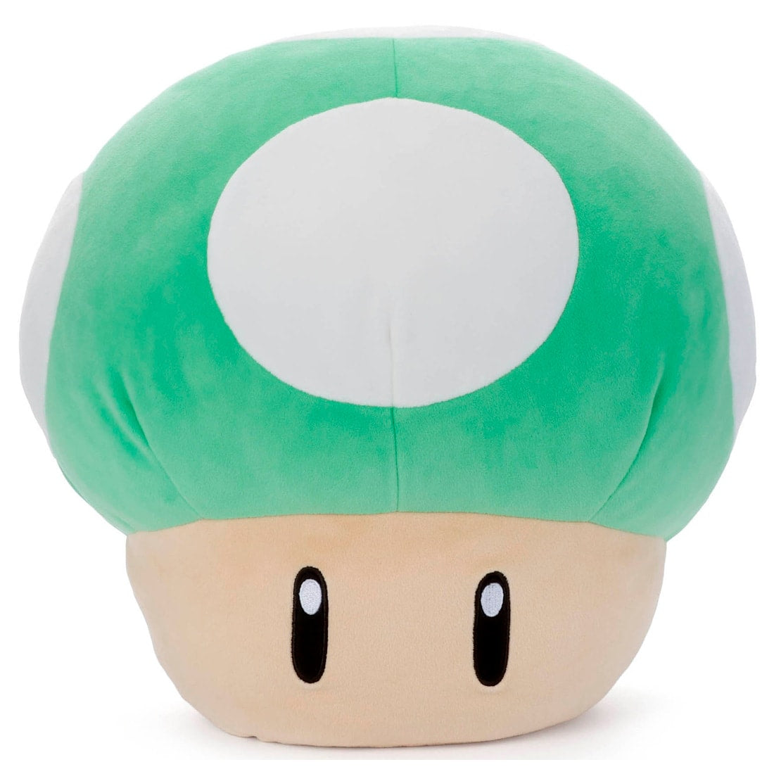Takara Tomy Arts Super Mario Soft Plush Toy - Mocchi Game Style 1UP Mushroom