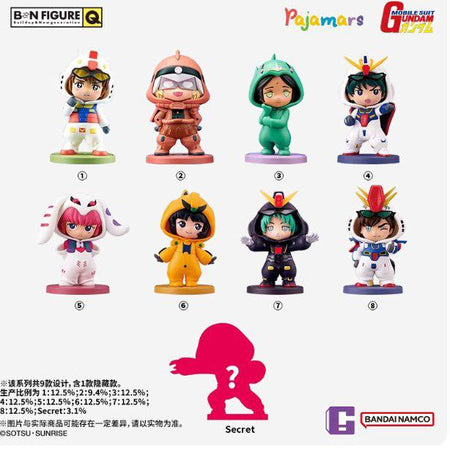 Bandai BNFIGURE Q PAJAMARS SERIES MOBILE SUIT GUNDAM UNIVERSAL CENTURY VER.