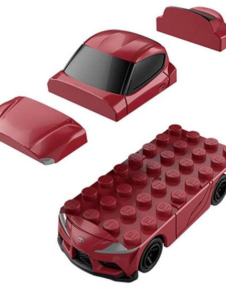 Takara Tomy Tomica Plarail Blocks Toyota GR Supra set
