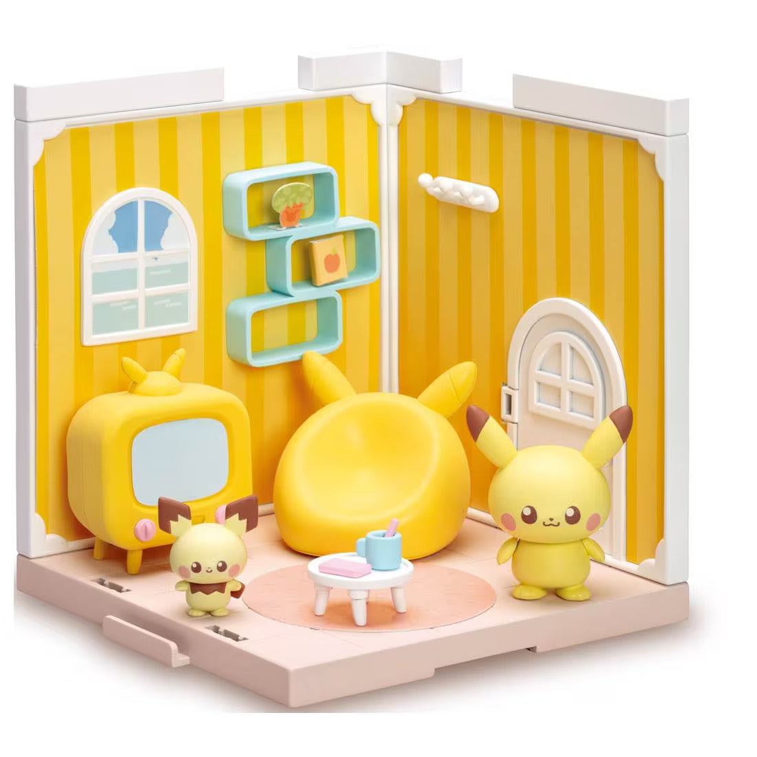 Takara Tomy Pokemon PokePiece House Living Pikachu & Pichu set