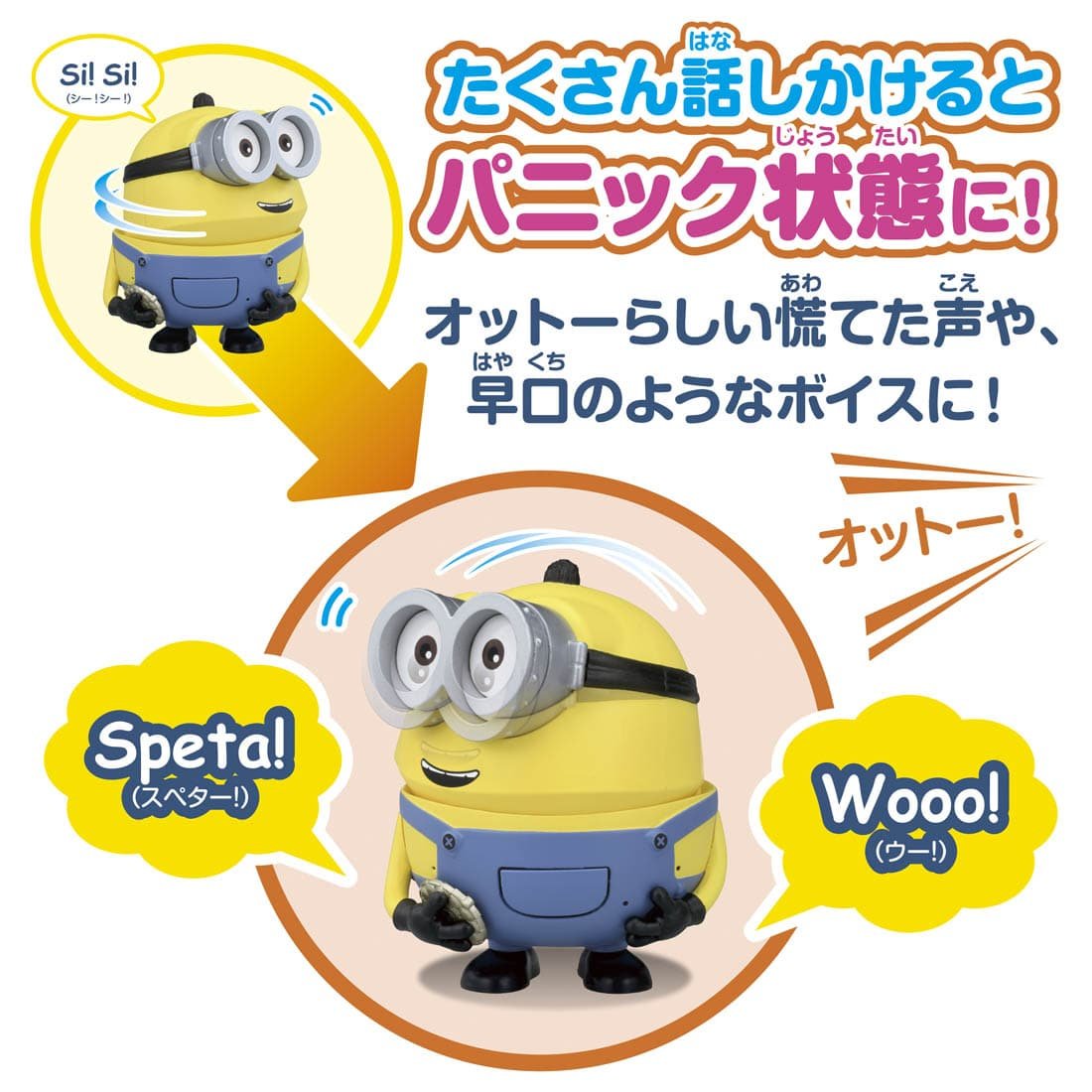 Takara Tomy Voice Control Robot - Bello Otto "Minions 2"