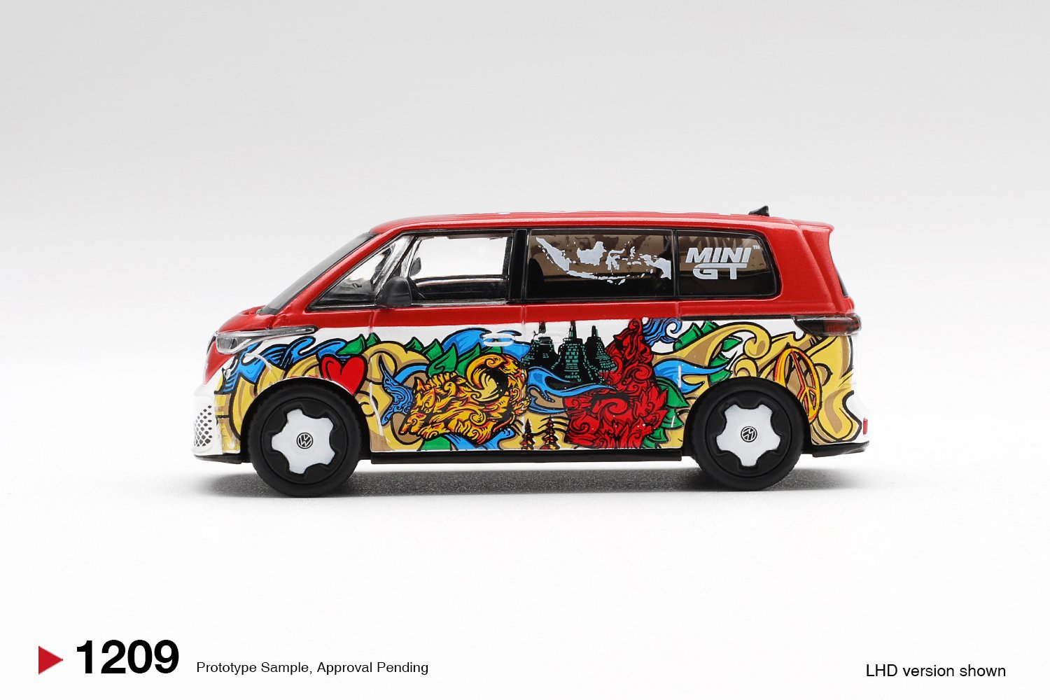 MINI GT #1209 Volkswagen ID. Buzz Mizu Design LHD Diecast Model Car