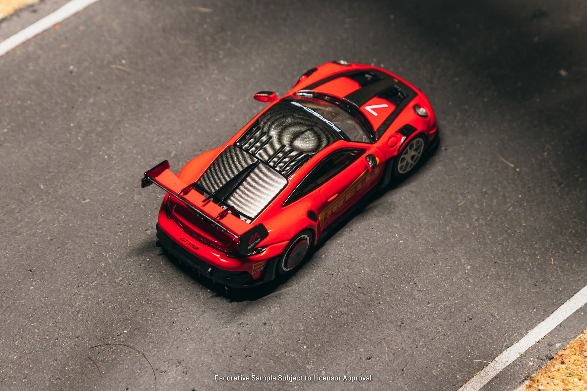 (Pre-order) Tarmac Works 1/64 Porsche GT3RS(992.1) MR Red Diecast Model Car