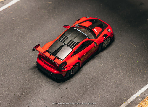 Load image into Gallery viewer, (Pre-order) Tarmac Works 1/64 Porsche GT3RS(992.1) MR Red Diecast Model Car
