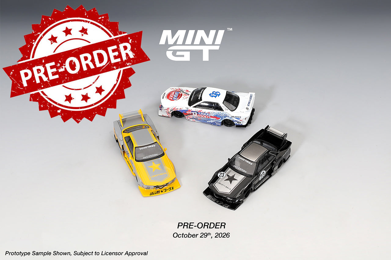 (Pre-order) Mini GT INOZETEK x Liberty Walk R32 Set 2026 Show Edition Car Set