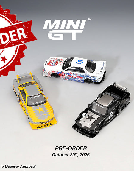 (Pre-order) Mini GT INOZETEK x Liberty Walk R32 Set 2026 Show Edition Car Set