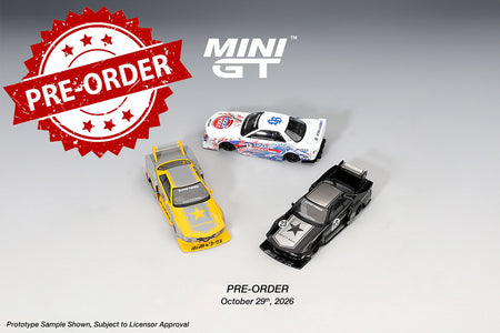 (Pre-order) Mini GT INOZETEK x Liberty Walk R32 Set 2026 Show Edition Car Set