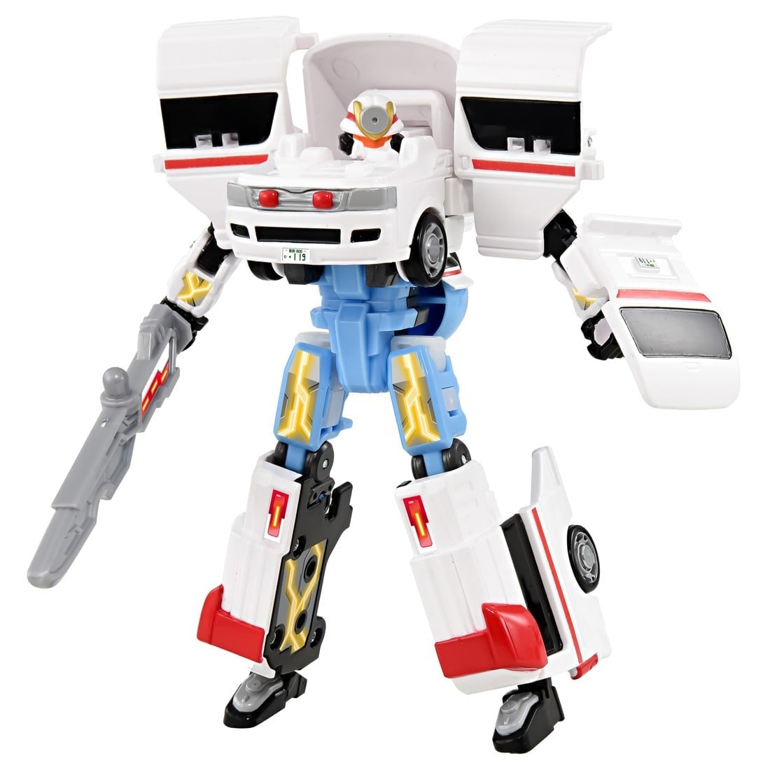 Takara Tomy Tomica Jobraver TJBDX Unite Medibraver Ambulance & Helicopter Set
