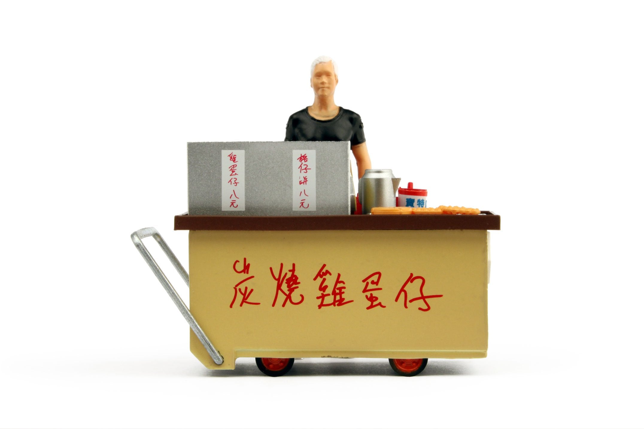 TINY Hong Kong City 1/35 HK Egg Waffle Cartful Diecast body Color painted Figure