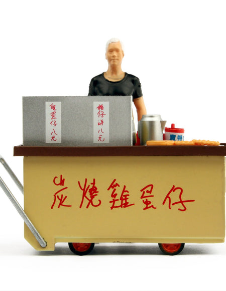 TINY Hong Kong City 1/35 HK Egg Waffle Cartful Diecast body Color painted Figure