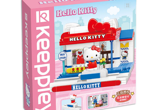 Load image into Gallery viewer, Keeppley Blocks Toy #K20807 : Sanrio Series - Hello Kitty Modern Railway Staion
