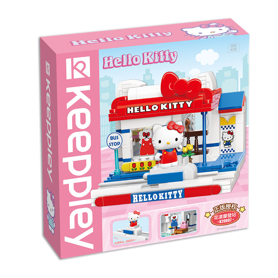 Keeppley Blocks Toy #K20807 : Sanrio Series - Hello Kitty Modern Railway Staion